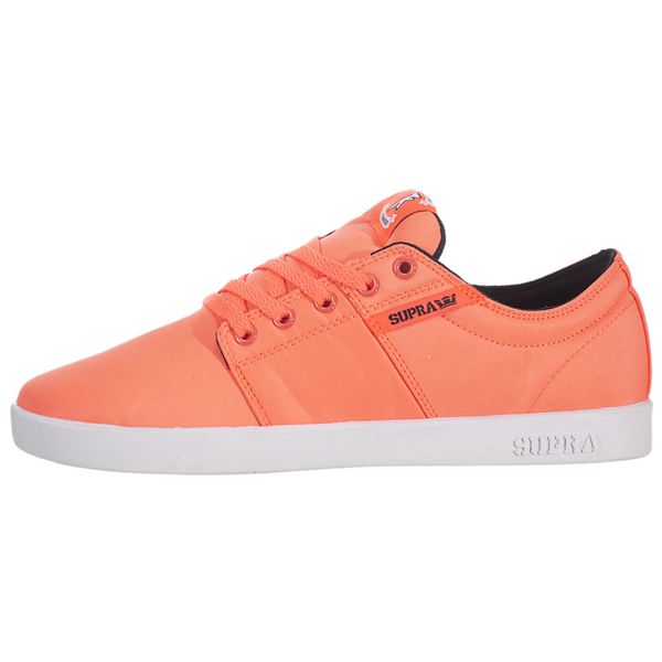 Supra Mens Stacks Low Top Shoes - Orange | Canada Q4583-7K56